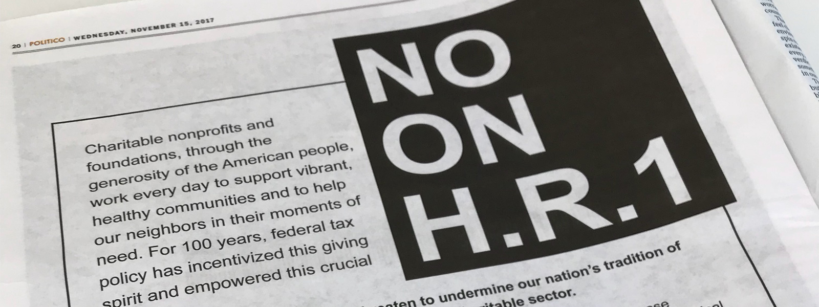 Infrastructure Organizations Unite Against House Tax