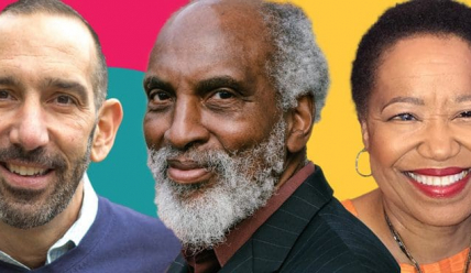 Main Stage - Dr. Gail Christopher, john a powell, and Dan Cardinali