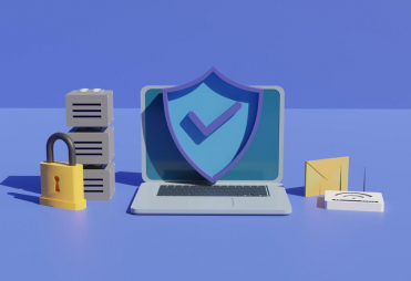 network-security-concept-with-secure-badge-server-computer-3d-illustration-rendering-render_65709-289